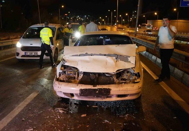 Kırıkkale de zincirleme trafik kazası: 1 yaralı 1