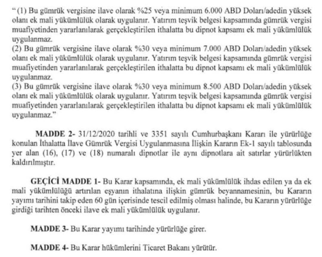 ABD yapımı otomobillerde yüzde 60 lık vergi kalktı! Erdoğan imzaladı, bir gecede değişti... Mercedes, BMW, Jeep, Ford, Tesla fiyatları düşecek mi? Yeni modeller gelebilir 6