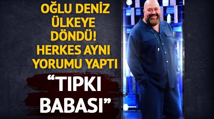 Oğlu Deniz ile buluştu! Herkes aynı yorumu yaptı! 'Aynı babası' 