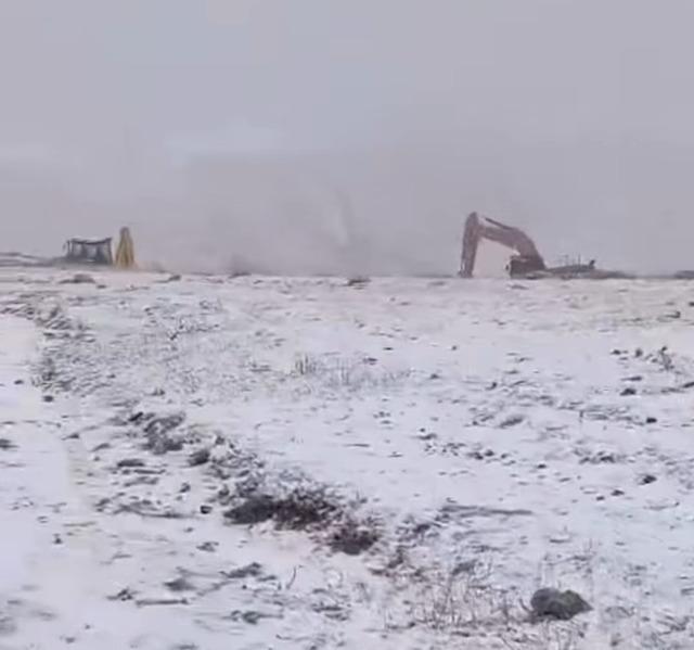 Başkel de mevsimin ilk karı düştü 5