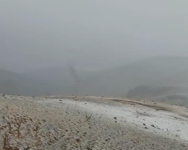 Başkel de mevsimin ilk karı düştü 2