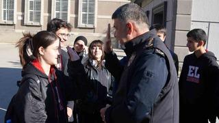 Erzurum Emniyet Müdürü okul çevresinde denetim gerçekleştirdi