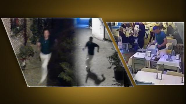 Bozcaada'da yediler içtiler 8 bin 500 liralık hesabı ödemeden kaçtılar! İşte o anlar...