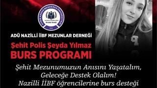 Şeyda Yılmaz burs programı ile anı yaşatılıyor