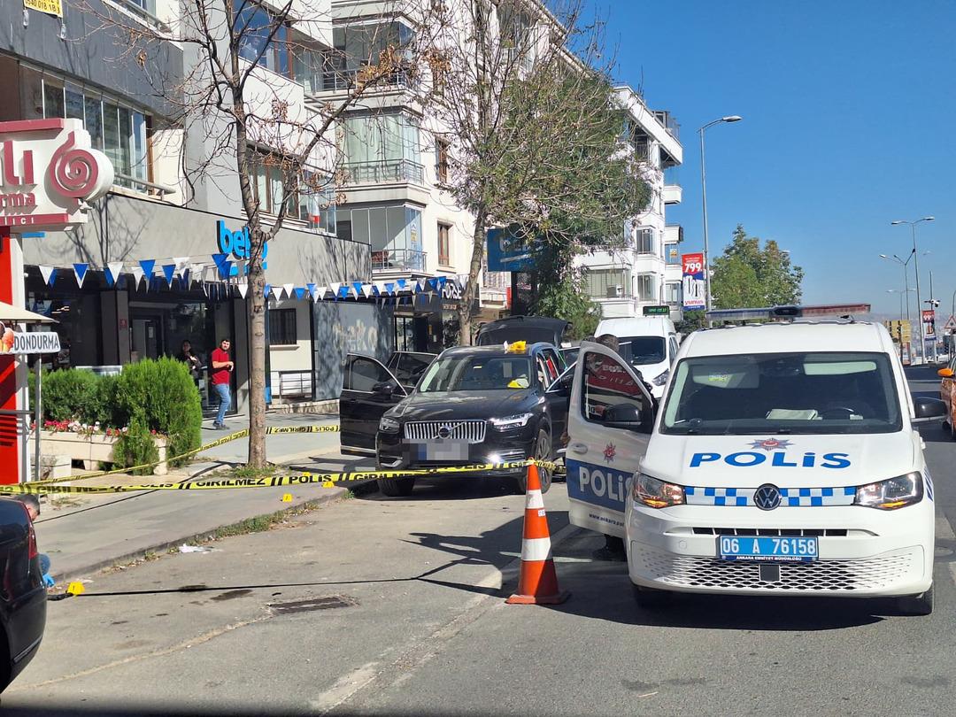 Ankara da iş insanına silahlı saldırı! Lüks aracının içinde şoförü vurdu 2