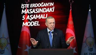 İşte Erdoğan'ın masasındaki 5 aşamalı model