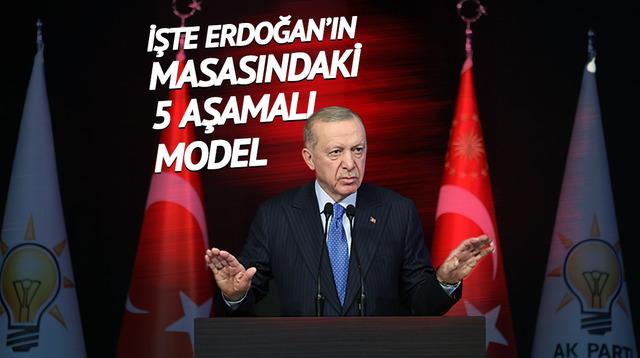 İşte Erdoğan'ın masasındaki 5 aşamalı model