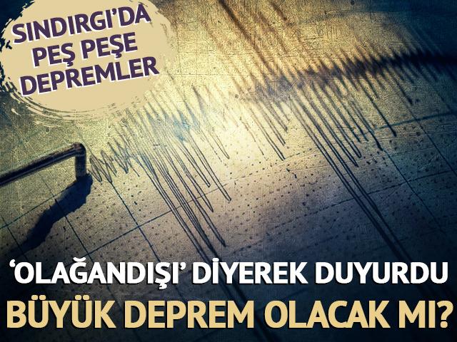 Yeni deprem olacak mı? 'Olağandışı' diyerek duyurdu!