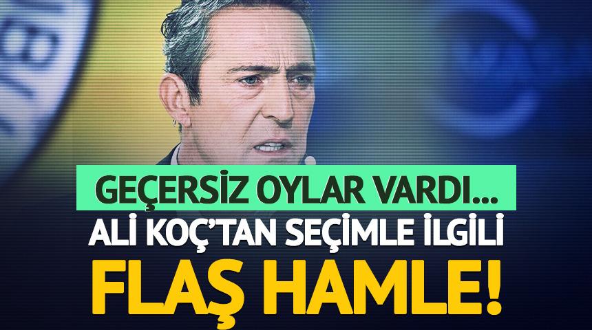 Ali Koç'tan seçimle ilgili flaş hamle! Sadettin Saran az farkla kazanmıştı fakat...