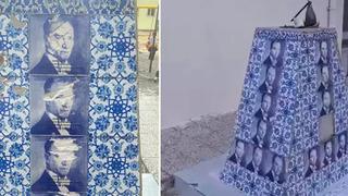 Okul bahçesindeki Atatürk büstüne çirkin saldırı!