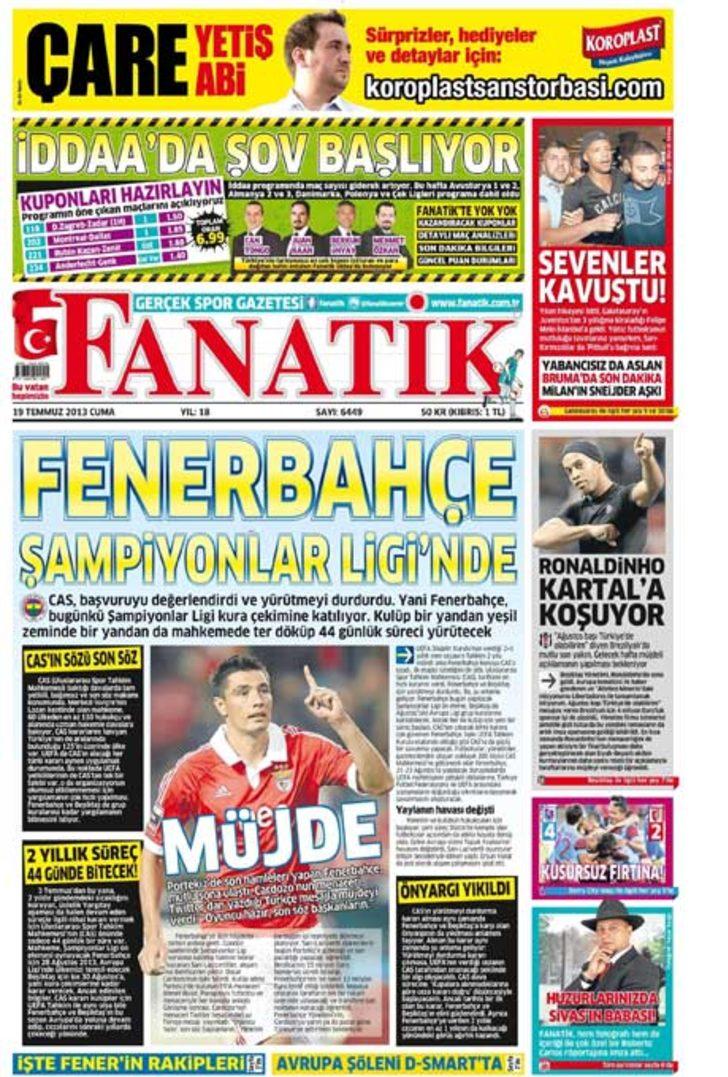 Sporun Manşetleri (19 Temmuz 2013) G4