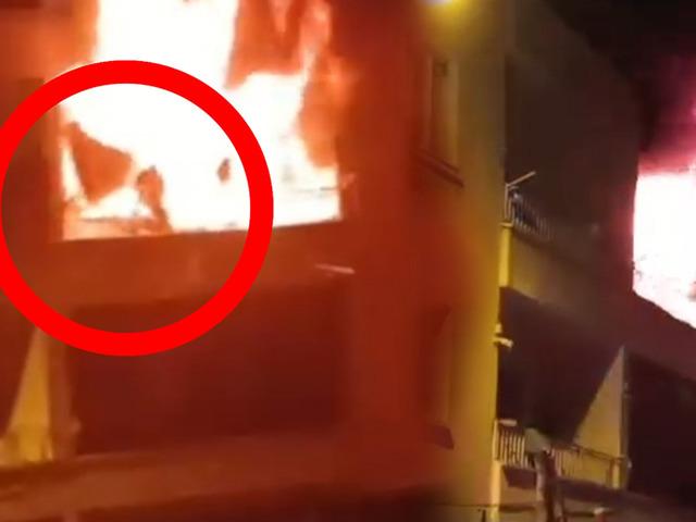 Can pazarı! Baba çocuğunu böyle kurtardı