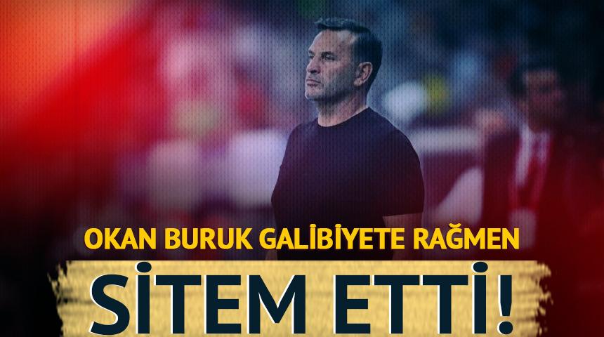 Galatasaray'da Okan Buruk galibiyete rağmen sitem etti! "Şampiyon olmak normalleştiriliyor"
