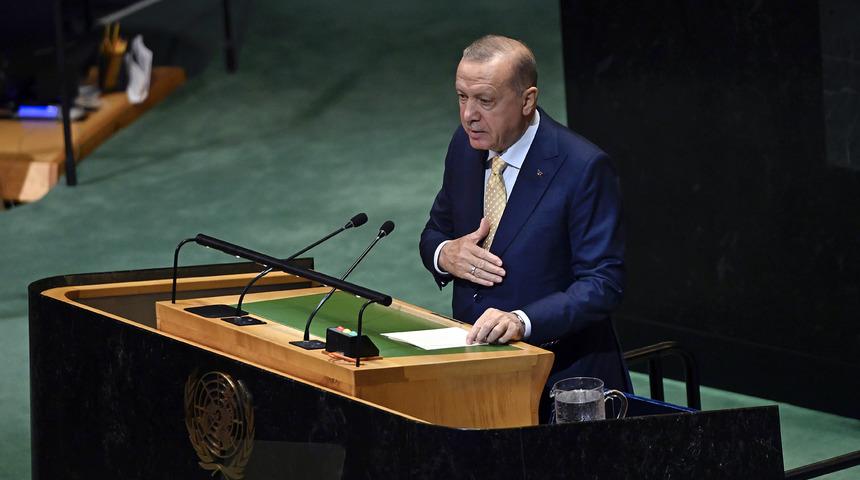 Cumhurbaşkanı Erdoğan'ın BM'deki konuşması sırasında mikrofon kapandı! İletişim Başkanlığı nedenini açıkladı