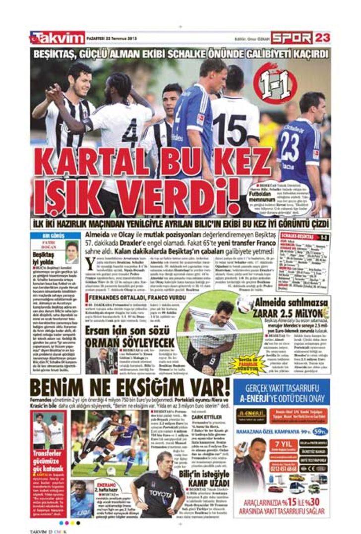 Sporun Manşetleri (22 Temmuz 2013) G2