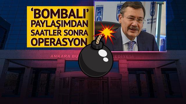 'Bombalı' paylaşımdan saatler sonra operasyon! Akıllara aynı soru geldi: Melih Gökçek ABB operasyonunu önceden mi haber verdi?