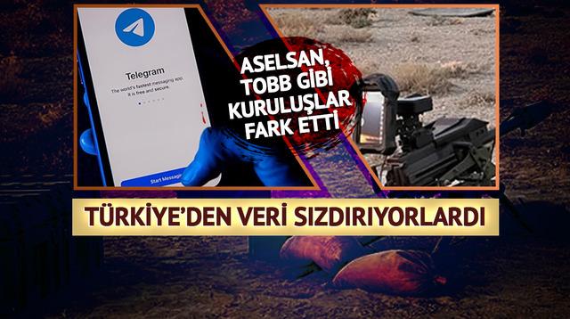 Savunma sanayii casusları Telegram'da basıldı