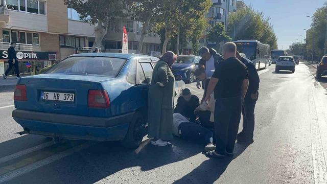 Çorlu’da otomobil yayaya çarptı 2