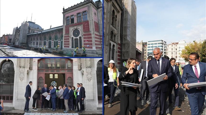 Sirkeci Garı kültür ve sanatın merkezi oluyor! Kültür ve Turizm Bakanı Ersoy: “Otel ya da AVM olmayacak”
