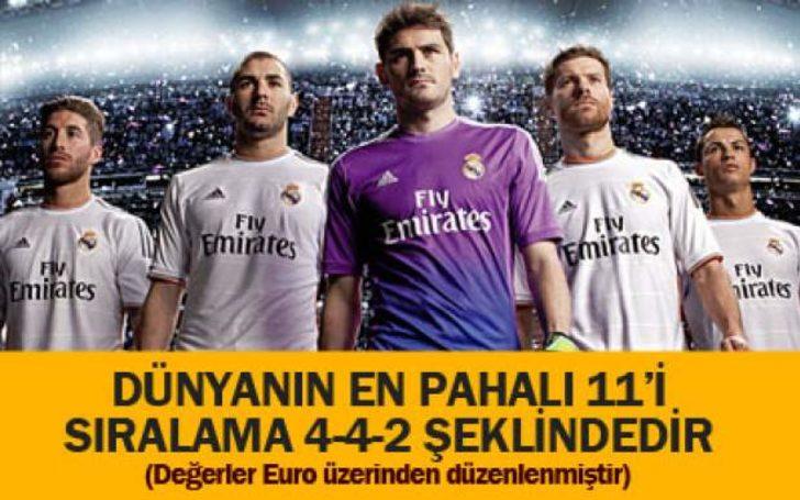 Dünyanın en pahalı 11'i! G1