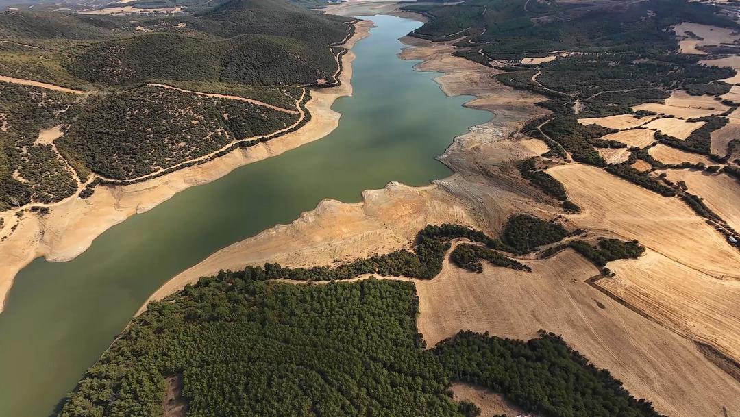 Edirne Keşan da bulunan Kadıköy barajı kurudu: İlçenin su ihtiyacı kuyulardan karşılanıyor! 2
