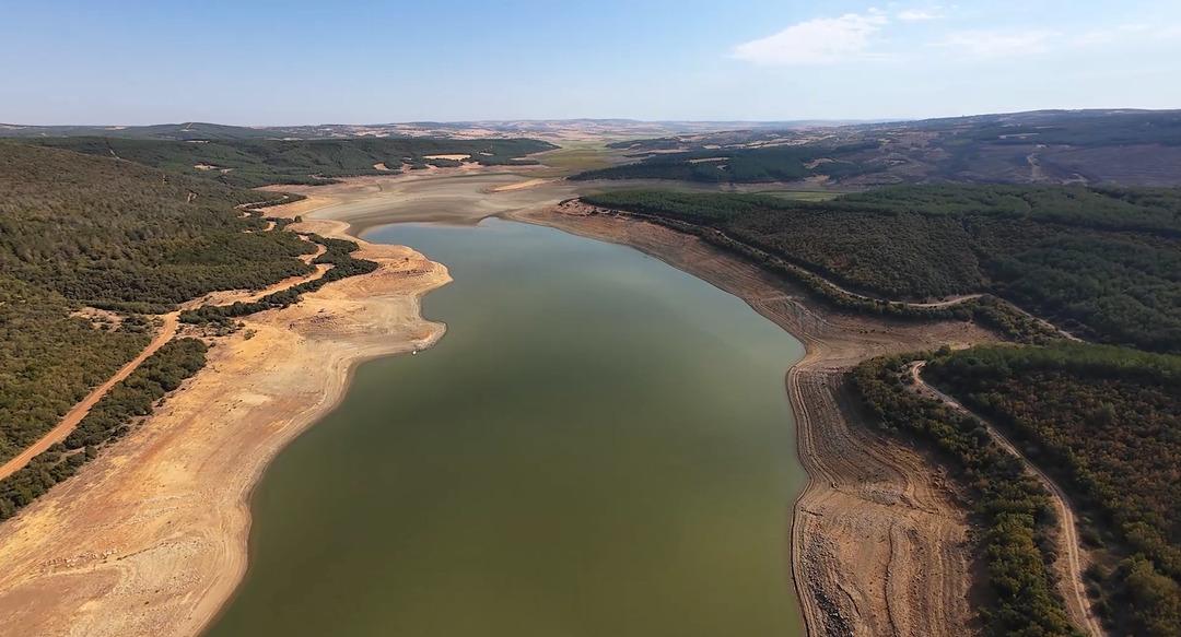 Edirne Keşan da bulunan Kadıköy barajı kurudu: İlçenin su ihtiyacı kuyulardan karşılanıyor! 1