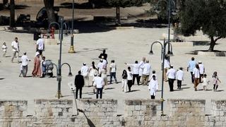 Fanatik Yahudiler, İbrani yeni yılında Mescid-i Aksa'ya baskın düzenledi