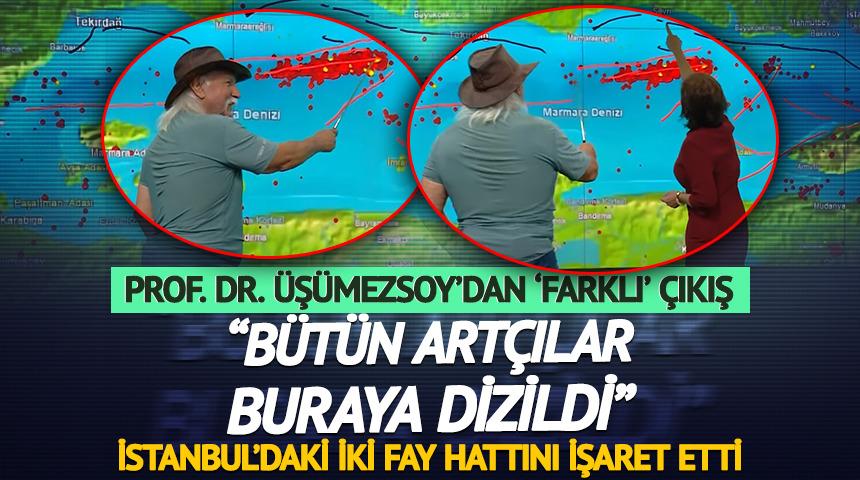 İstanbul'daki iki fay hattını işaret etti