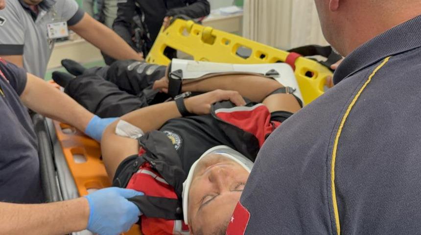 Samsun'da yunus polisleri kaza yaptı! 2 polis yaralandı