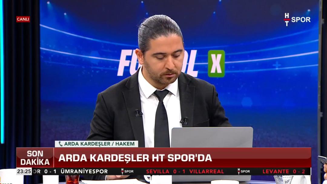 Hakem Arda Kardeşler TFF Başkanı İbrahim Hacıosmanoğlu na ilk kez cevap verdi! Türkiye nin konuştuğu hakem olayı açıkladı... 2