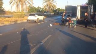 Manavgat’ta motosiklet kazası: Sürücü yaralandı