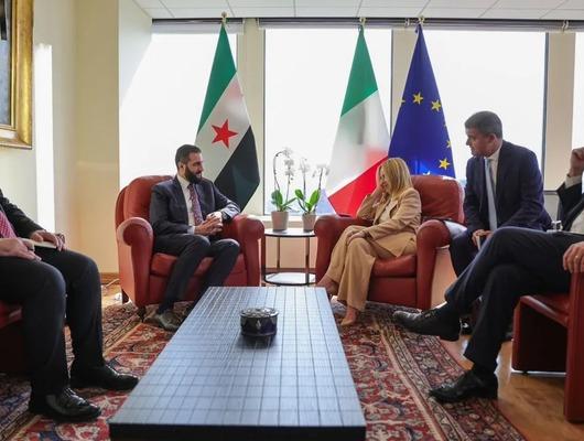 Meloni'nin Şara'ya bakışları gündem oldu