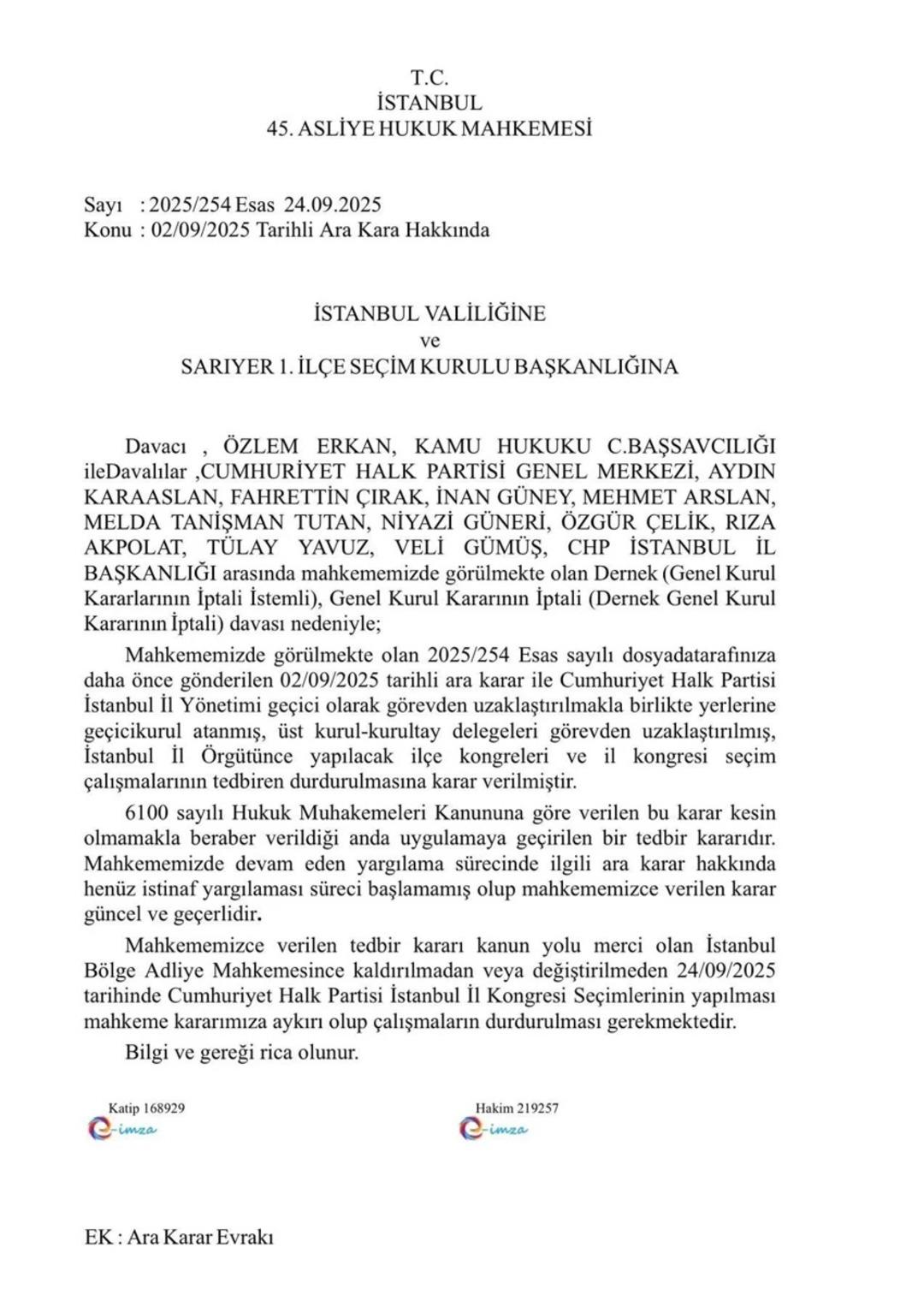 SON DAKİKA| CHP İstanbul İl Kongresi için durdurma kararı! CHP den ilk açıklama 1