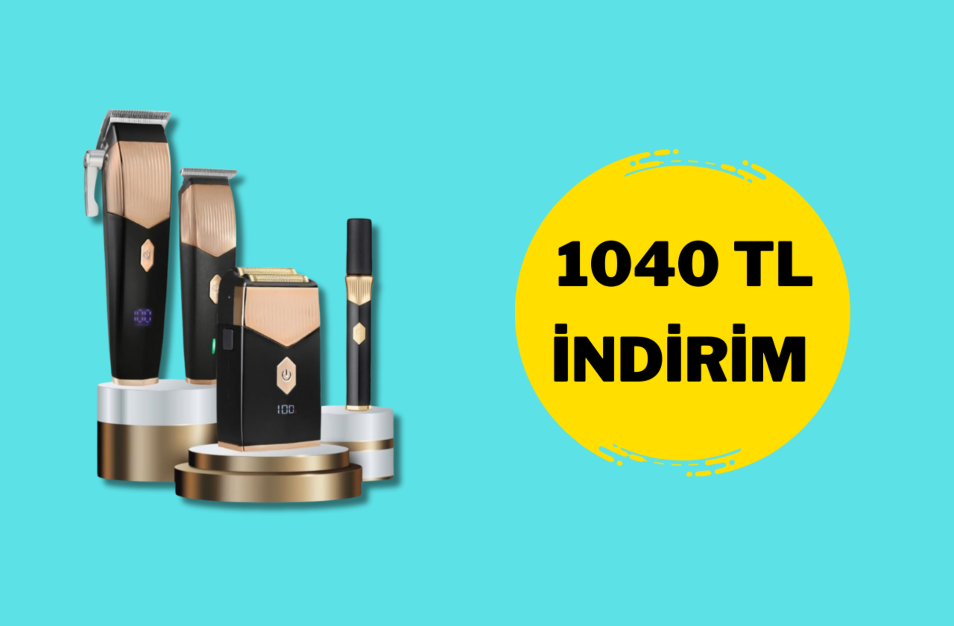 Ev konforunda profesyonel sonuç! Powertec TR-5600 Pro 4’ü 1 Arada Set indirimde