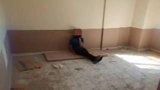 Madde bağımlılarının kullandığı bina kapatıldı