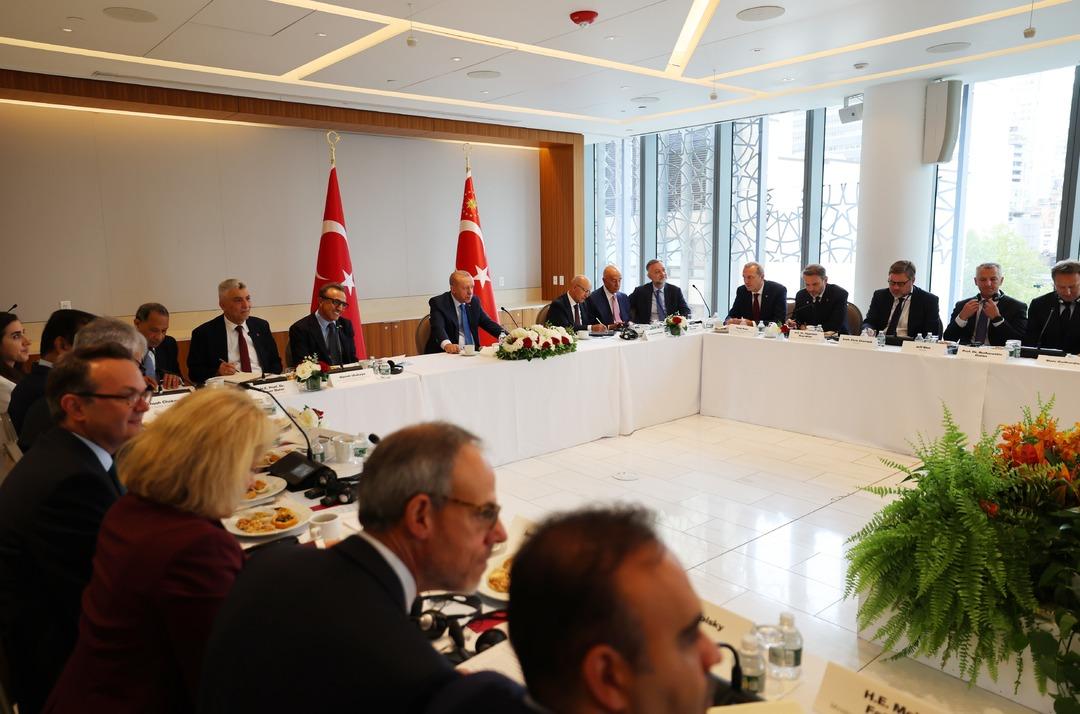 Cumhurbaşkanı Erdoğan, BM Genel Merkezi nde Fransa Cumhurbaşkanı Macron ile görüştü 2