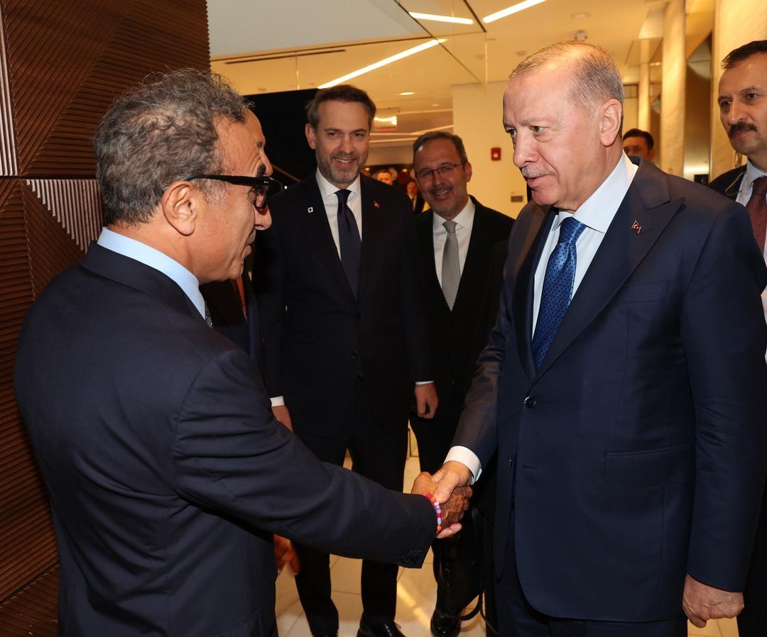 Cumhurbaşkanı Erdoğan, BM Genel Merkezi nde Fransa Cumhurbaşkanı Macron ile görüştü 3