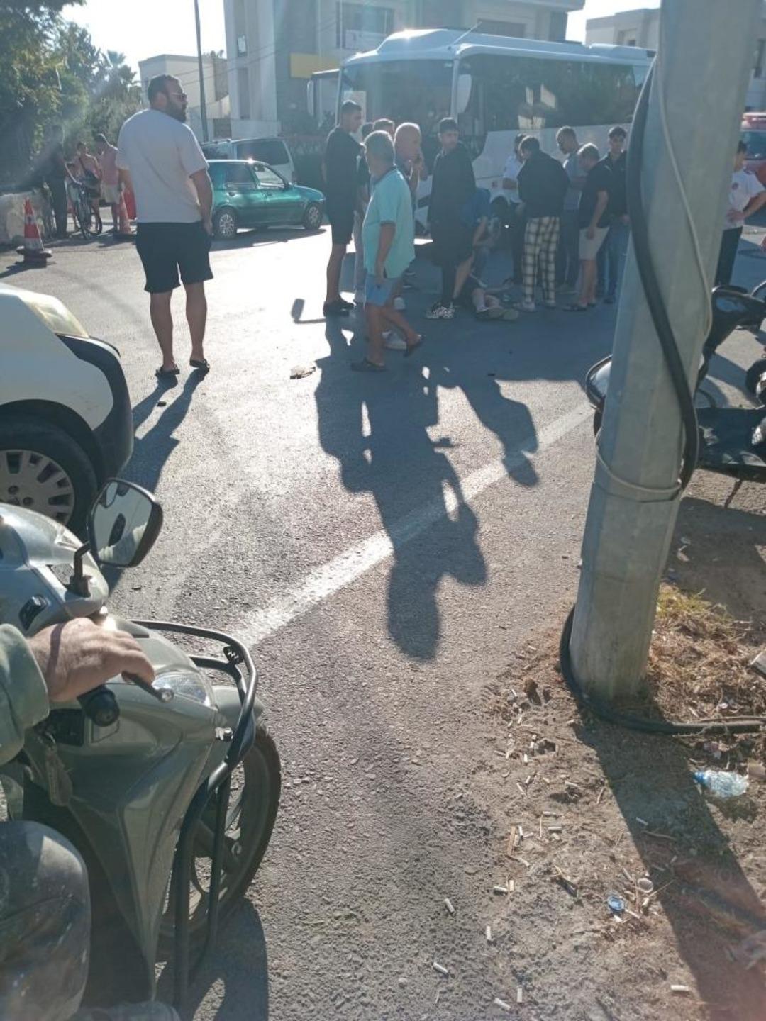 Bodrum’da scooter ile motosiklet çarpıştı: 3 yaralı 1