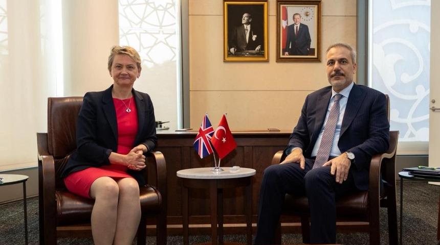 Bakan Fidan, İngiliz mevkidaşı Cooper ile bir araya geldi