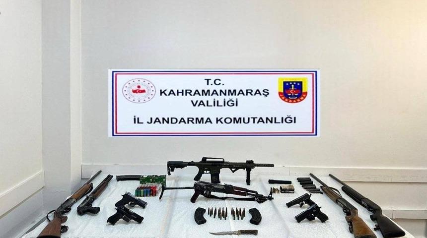 Kahramanmaraş’ta silah kaçakçılarına baskın: 2 tutuklama