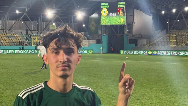 Galatasaray'ın Esenler Erok'a kiraladığı Berat Luş, tek başına dört gol attı!