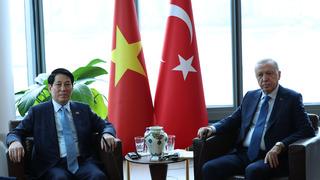 Cumhurbaşkanı Erdoğan, Vietnam Devlet Başkanı Luong Cuong ile görüştü