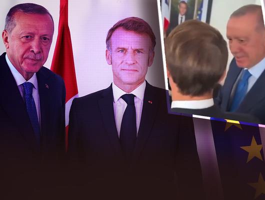 Erdoğan'ın esprili girişi g&ouml;r&uuml;şmeye damga vurdu