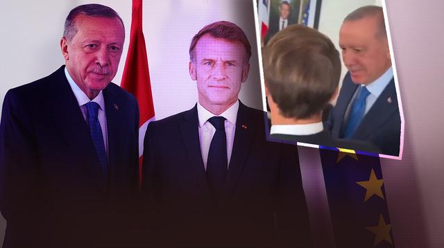 Cumhurbaşkanı Erdoğan ile Macron arasında dikkat çeken diyalog