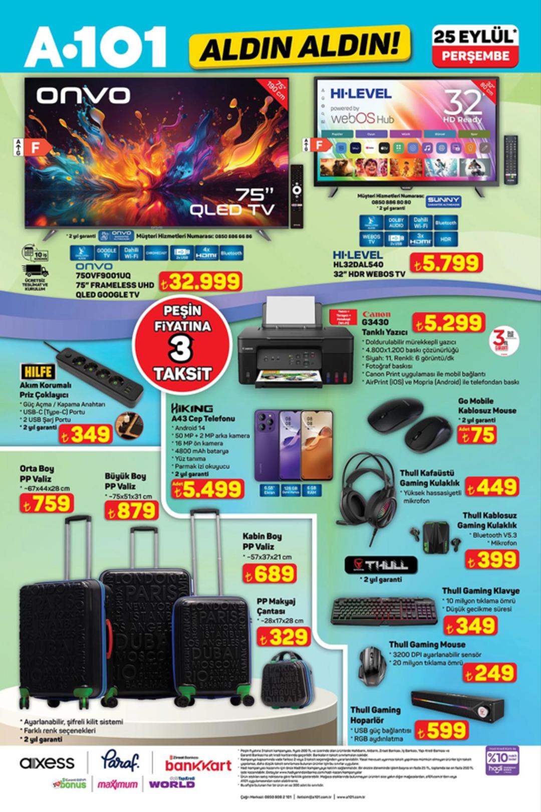 A101 e Sony Playstation 5 geliyor! İşte 25 Eylül 2025 A101 Aldın Aldın Kataloğu 1