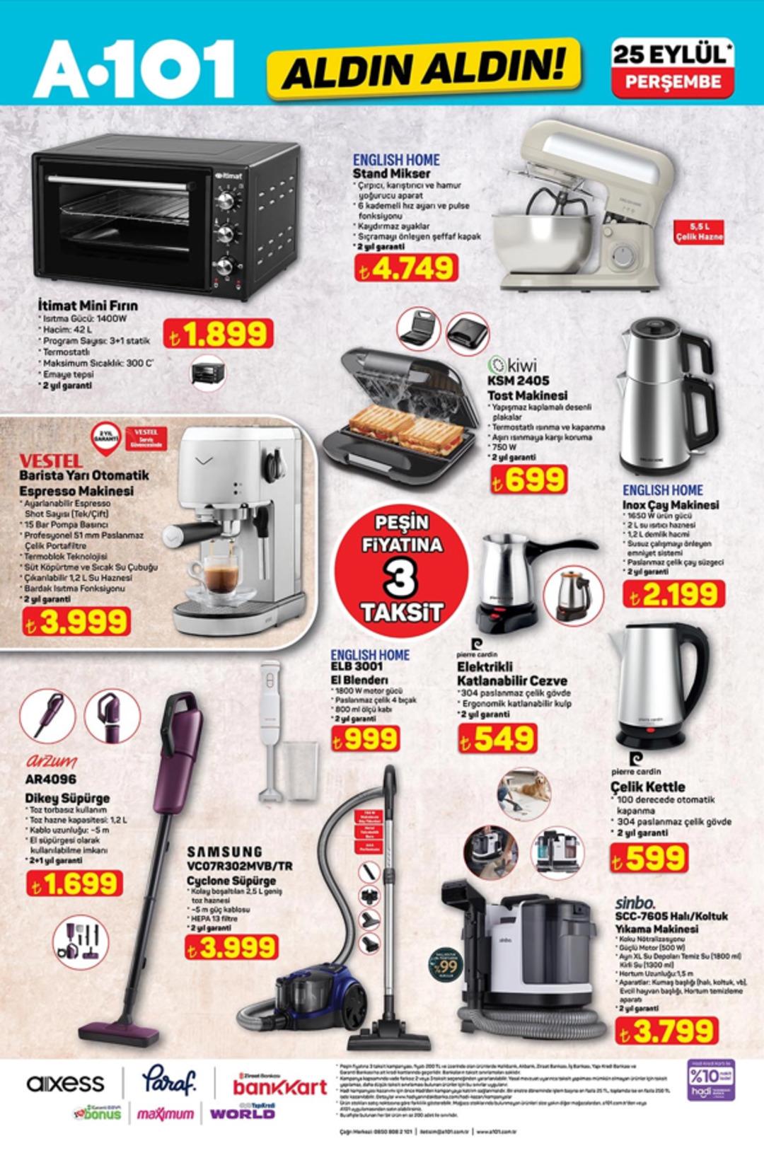 A101 e Sony Playstation 5 geliyor! İşte 25 Eylül 2025 A101 Aldın Aldın Kataloğu 3