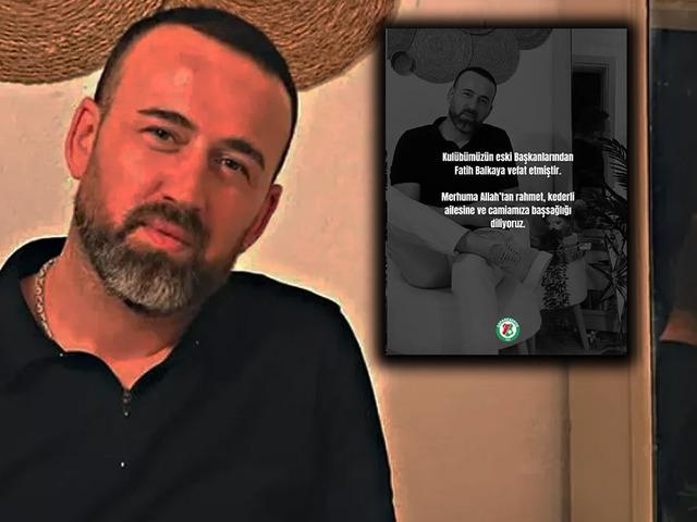 Sapancaspor eski başkanı Fatih Balkaya başına dayadığı tabancı boş zannetti! Trajik ölüm akıllara durgunluk getirdi...