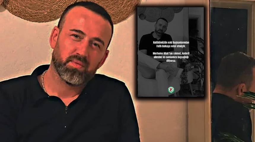 Sapancaspor eski başkanı Fatih Balkaya başına dayadığı tabancı boş zannetti! Trajik ölüm akıllara durgunluk getirdi...