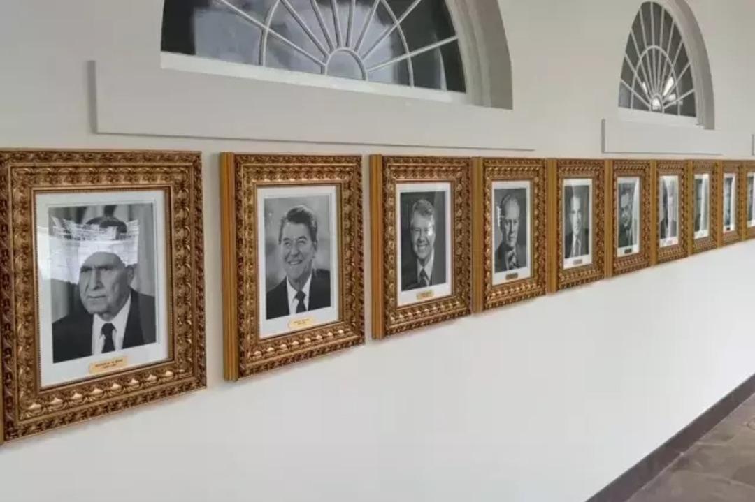 Trump tan olay hareket! Biden ın fotoğrafı yerine astığı görsel gündem oldu 1