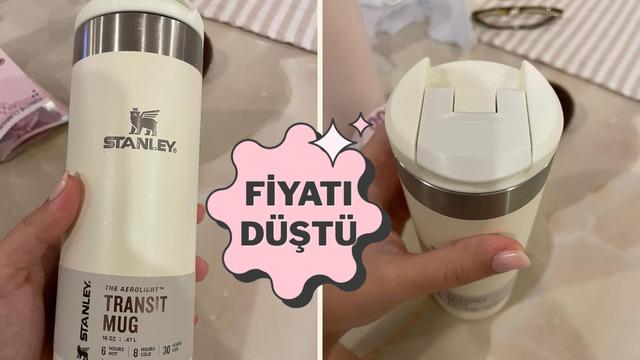 Hafifliğiyle şaşırtan Stanley The AeroLight Transit Termos indirime girdi